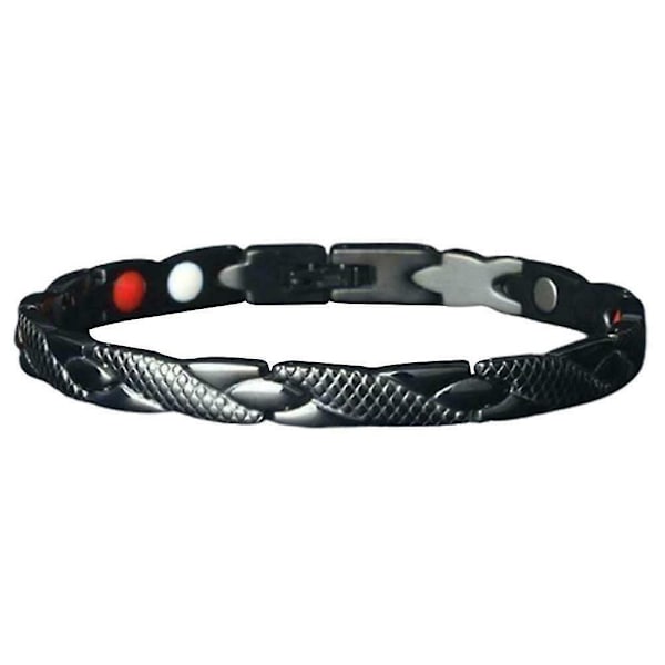 Magneettinen Slimming Health Dragon -rannekoru, terapia, painonpudotus, verenkierto Black
