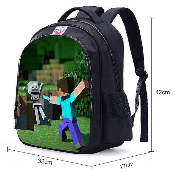 Minecraft Waterproof Children's Backpack color-3