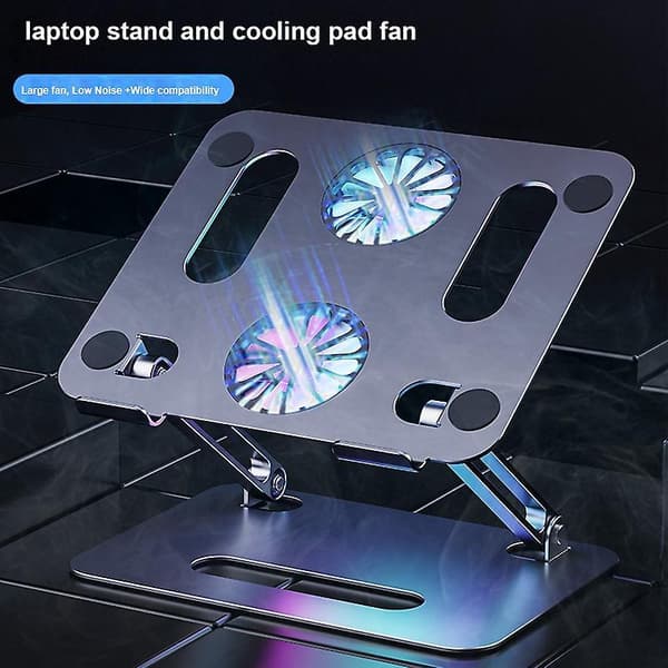 Adjustable Aluminum Computer Cooling Pad Laptop Desk Ergonomic Tv Bed Lap Desk Tray Computer Laptop Desk Stand