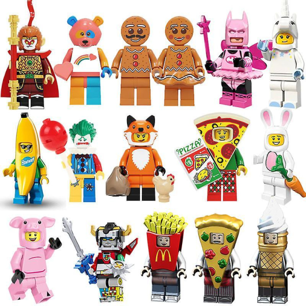 Cartoon Building Blocks Minifigures Toy For Kids