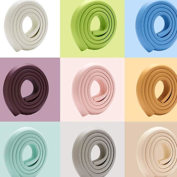Furniture Soft Table Edge Guard Baby Protector Anti Collision Protector Strip (Light Green, 6M)