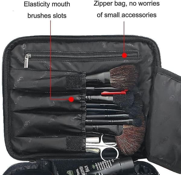 Cosmetic Bag For Girls, Make-up Bag Double-layer Waterproof