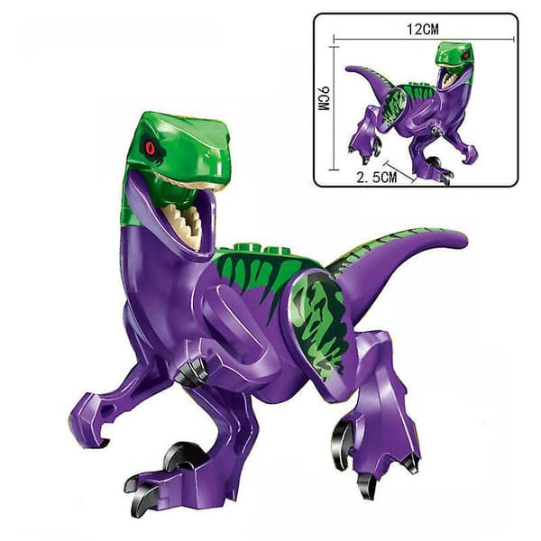 8 kpl Jurassic Dinosaur World minihahmoleluja Type C