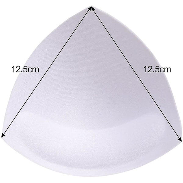 Bra Pads Bikini Pad Bra Inserts Push-up Pad, 3 Colors, Triangle Shape, Black