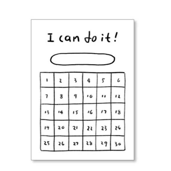 Liten håndnotatbok for håndtegning, linjert, rutet, 50 ark for bruk på kontor og hjemme I can do it