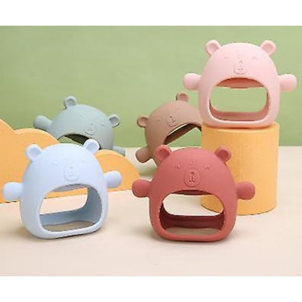 Silikon Baby Biteleke For 0-6 måneders spedbarn, Leker For Sugebehov green