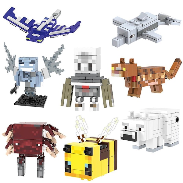 8 kpl Hahmosetti Minifiguurit Lasten Lelut Syntymäpäivälahjat Kokoelma Ja Esittelylelu Aikuisille Ja Lapsille Pojat Tytöt