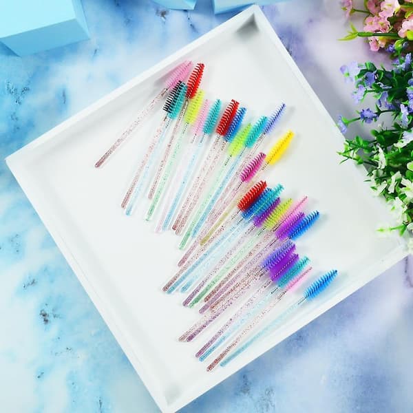 Eyelash Makeup Brushes - Disposable Mascara Wands Applicator Spoolers Eye A10