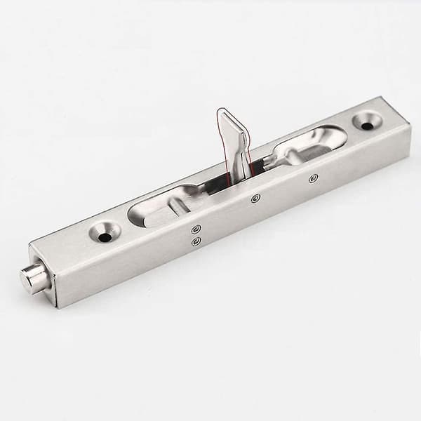 2PC Mortise Lock Door Latch 6 Inch Sliding Latch Lever Handle Concealed Door Latch With Screws
