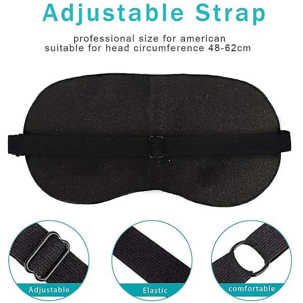 Camo Sleep Mask, Soft & Comfortable Eye Mask With Adjustable Head Strap Light Blockin