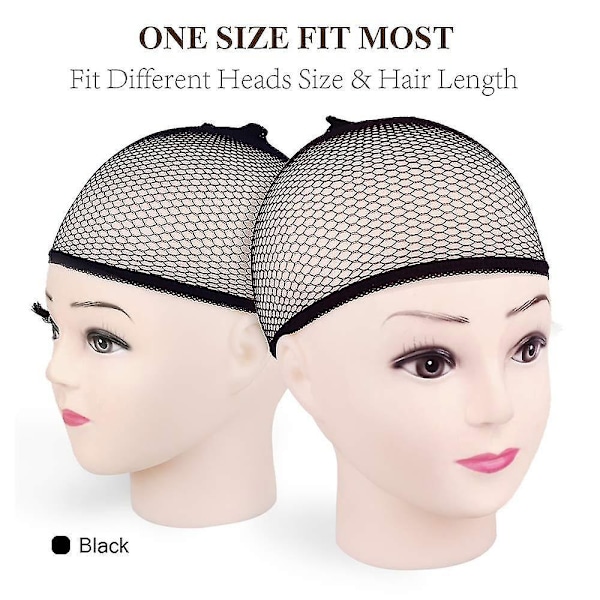 Wig Caps,morgles 6pcs Mesh Net Wig Caps Weaving Hair Net