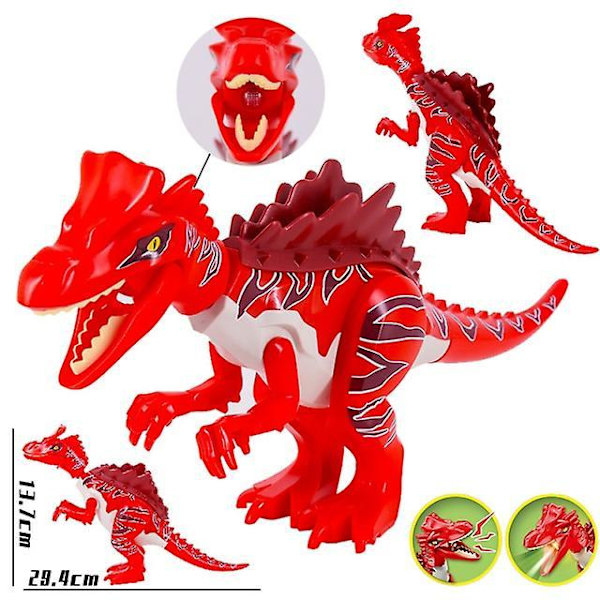 Brutal Raptor Building Jurassic Blocks World Mini Dinosaur Figures Bricks Dino Toys For Children Dinosaurios B