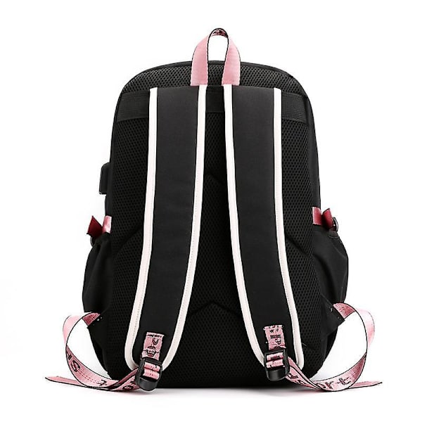 Blackpink Backpack Laptop Bag School Bag Bookbag With Usb Charging&headphone Port style 1