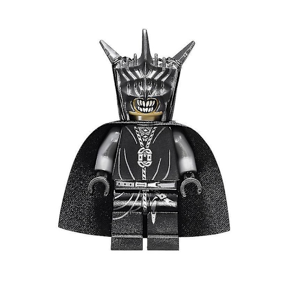 8pcs Hobbit Series Lord Of The Ring Spirit King Strong Orc Assembling Building Block Mini Toy