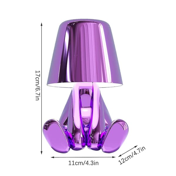 Little Golden Man Led Table Lamps Touch Control Dimmable Lamp Bar Night Light Multicolor