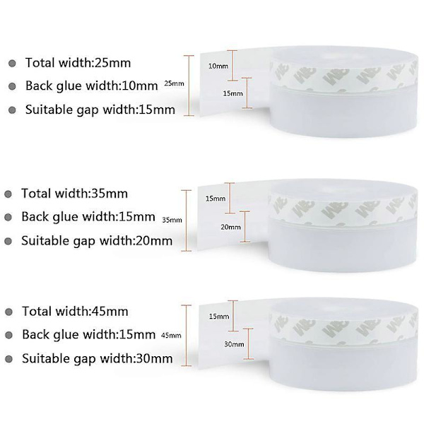 1/5m Door Bottom Seal Strip Weather Window Rubber Seal Weatherstrip Windproof Dust Self Adhesive Door Windshield Sealing Tape 35MM-1M