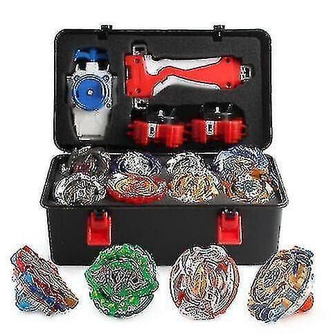 12x Beyblade Burst Spinning Tops Set Spinning With Grip Launcher + Foam Storage Case12pcs