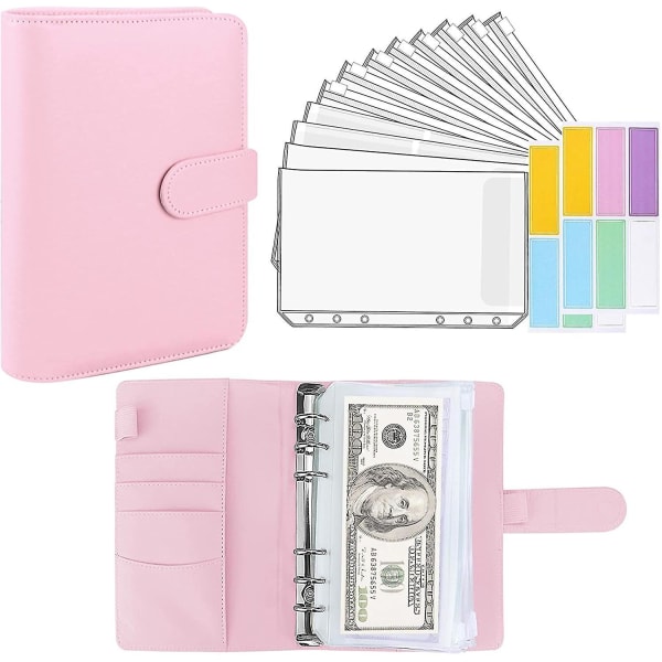 Budsjettplanlegger Kontantperm Konvolutt Laser Pink-14pcs