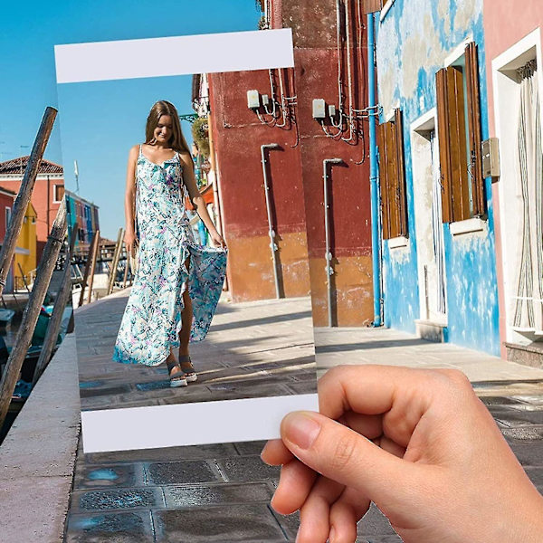 Portable Smart Photo Printer  For Ios & Android Phone White