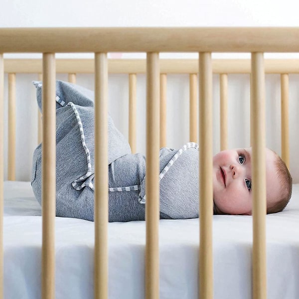 Swaddle ,dramatically Better Sleep, Allow Baby To Sleep Grey L