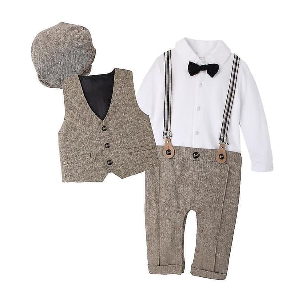 Baby Boys Suit Outfits brown 80cm