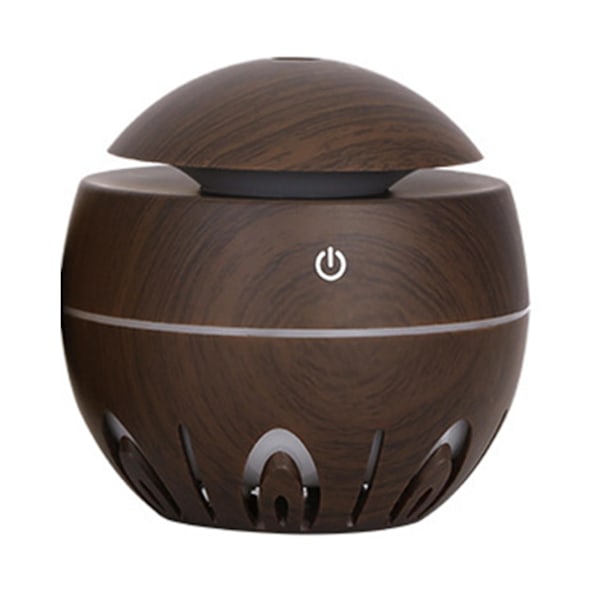 Luftfugter med svampeformet aromaterapi-diffuser, luftdiffuser, renser, forstøver til Brown