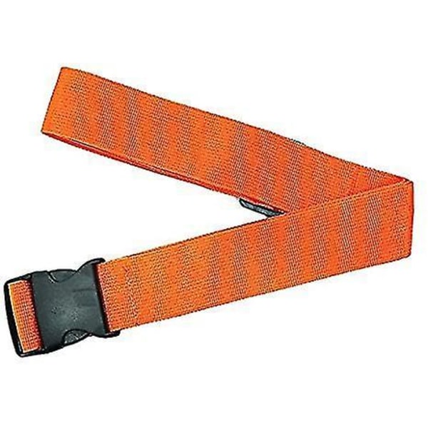 4-pak bagagestropper til kufferter, rejsestropper, tilbehør Orange