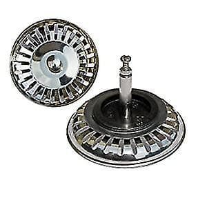 Fong Universal Basket Strainer 7.6 Cm (80 Mm), For Sink With Offset Control / Stainless Steel