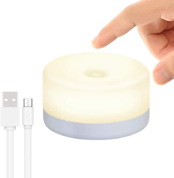 Baby Night Light,rechargeable Mini Touch Light, Wireless Led Night Lights For Kids, Portable Bedside