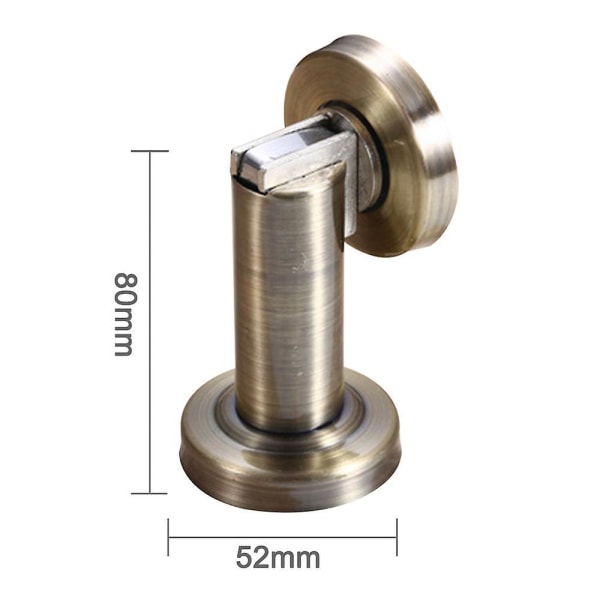 Magnetic Door Stopper, Stainless Steel Brushed Door Catch Modern Solid Green bronze