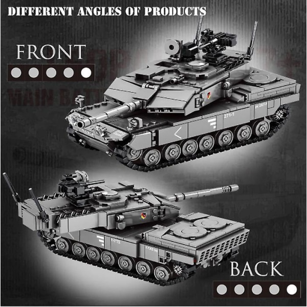 Military Tanks Building Blocks Bricks  Children Toys