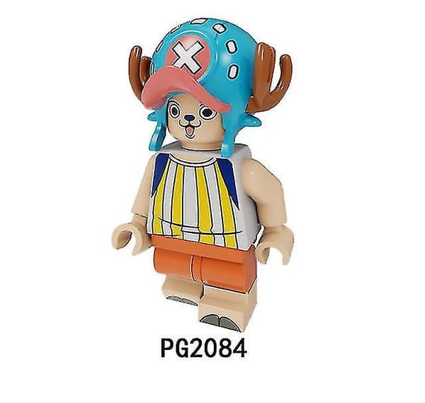 8 stk. One Piece Luffy Sauron Sanji Samlet Byggeklods Minifigur Legetøj