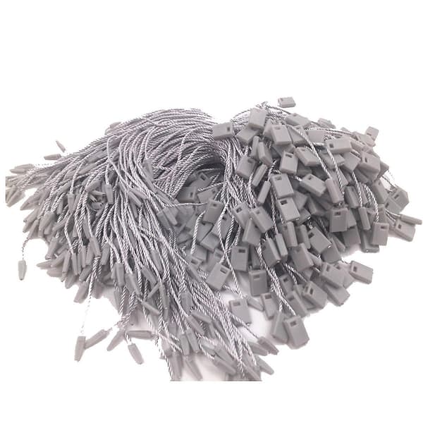 100 kpl Nylon-narukiinnikkeitä ripustuslappuihin Grey 500pcs