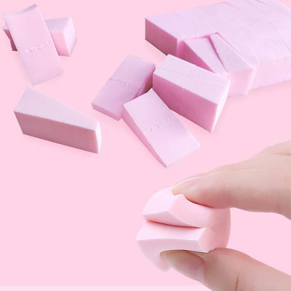 48 Piece Makeup Sponge Set, Latex-free Cosmetic Sponge, Triangular Beauty Blender Makeup Sponge, Reusable Makeup Sponge, Small For Powder/cream/liquid Light purple