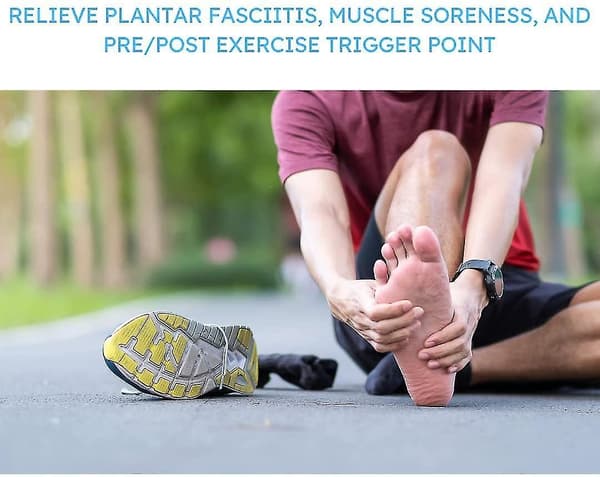 Hård Pigget Massagebold til Smertelindring - Zoneterapi, Nakke - Lacrosse Bold Massage Red