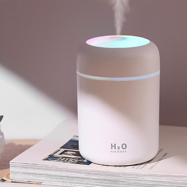 Bærbar 300 ml luftfugter USB ultralyd Dazzle Cup aroma diffuser Cool Mist Maker luftrenser Green
