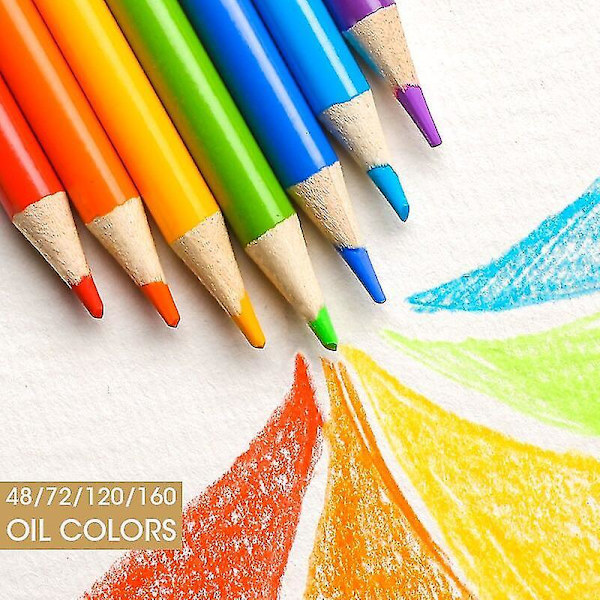 Back To School 150/120/72/48 Väriä Brutfuner Värilliset Lyijykynät Ammattimainen Värillinen Piirustus Värityskynä 150PCS