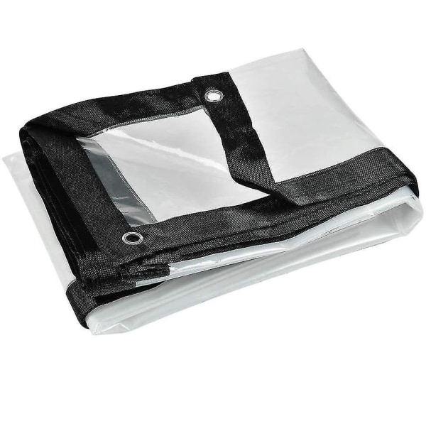 Waterproof Tarpaulin With Eyelets, Transparent, Foldable,2x3m