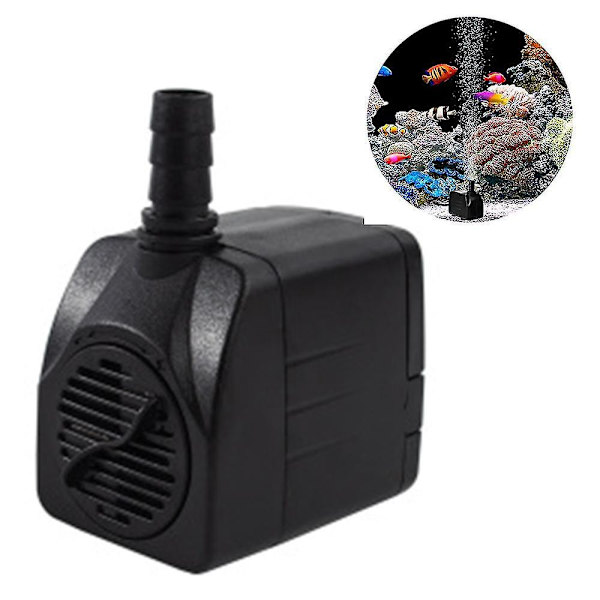 Upotettava pumppu, vesipumppu suihkulähdepumpulla ja 1,5 metrin virtajohdolla US plug 65W
