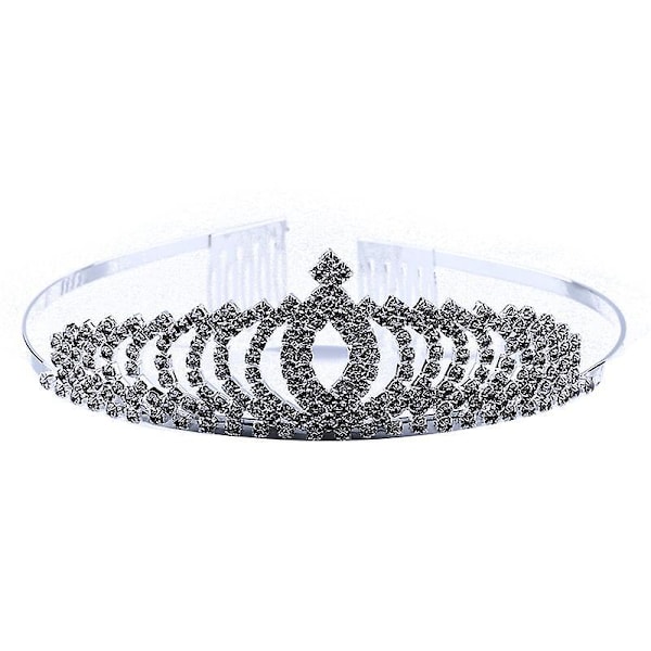 Bridal Wedding Dinner Crown Headdress Rhinestone Hair Dress Hair Band Performance Accessories