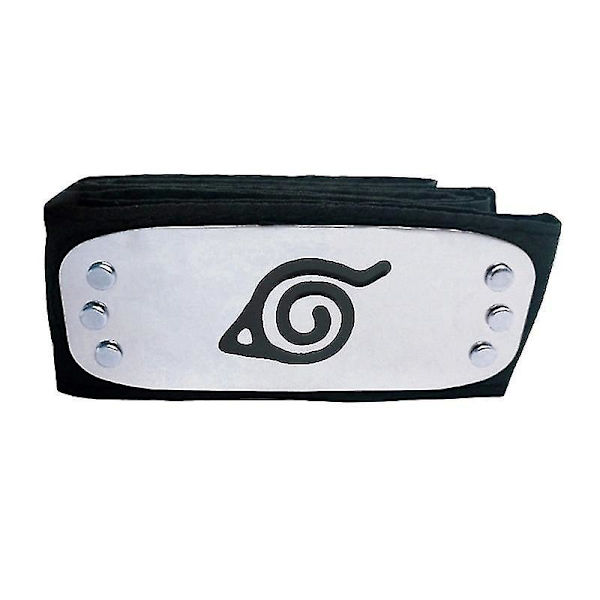 Naruto otsapanta Cosplay-logolla, kullattu Ninja-päähine A