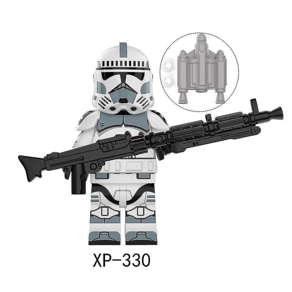8 stk. Star Wars Serie Storm Clone Corps Guards Puslespil Byggeklods Legetøj