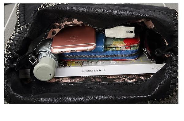 Stella Mccartney Style Kædetaske til Kvinder, Foldbar Skuldertaske til Kvinder Sliver