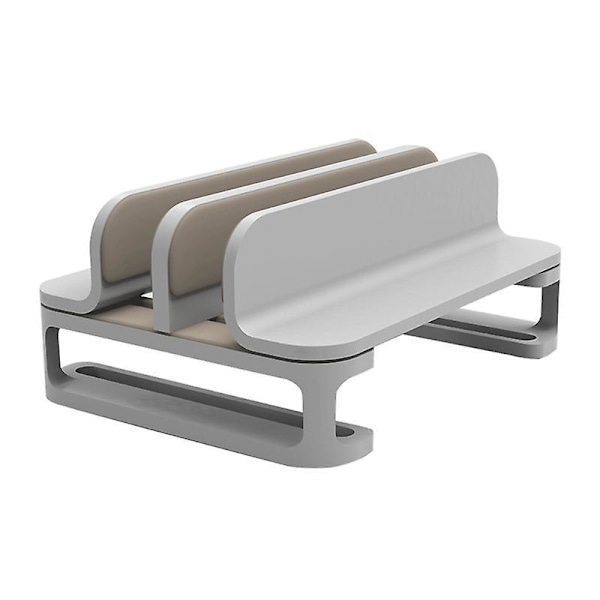 New Aluminum Laptop Cooling Stand Notebook Computer Holder Organizer Stand Silver