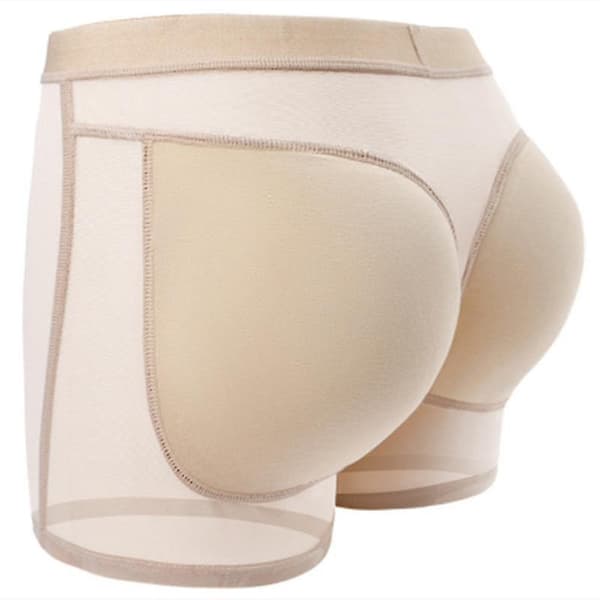 Rumpe Løfter Truser Hofteforsterker Shapewear Magekontroll Kropp S BEIGE M