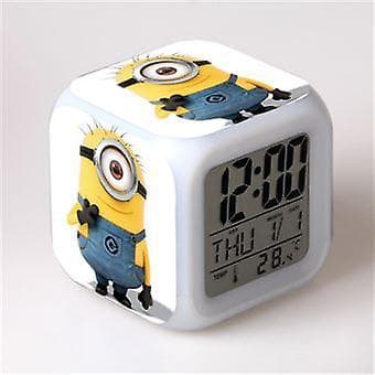 Alarmklokke Barn | LED | Flerfarget Multifunksjon | Minions 9