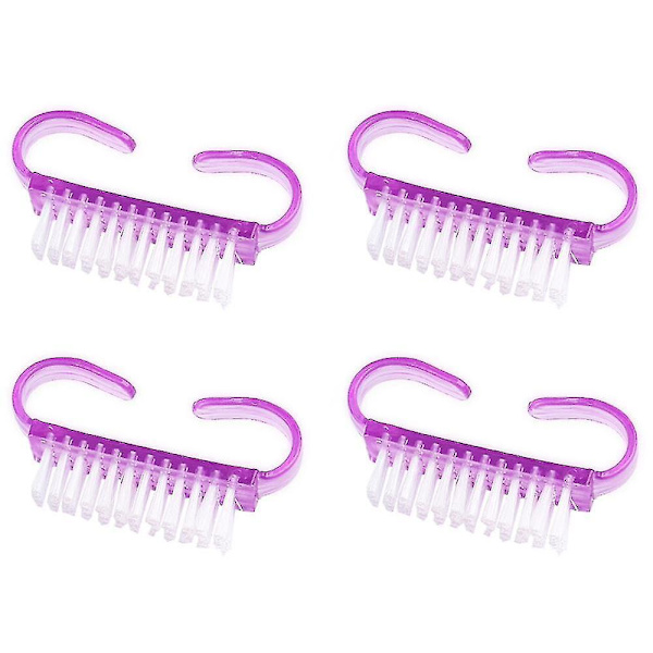 Handle Grip Nail Brush, Fingernail Scrub Cleaning Brushes For Toes And Nails Cleaner