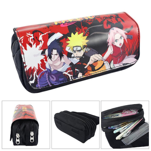 Naruto Kids Double-layer Pencil Case Large Capacity color 1