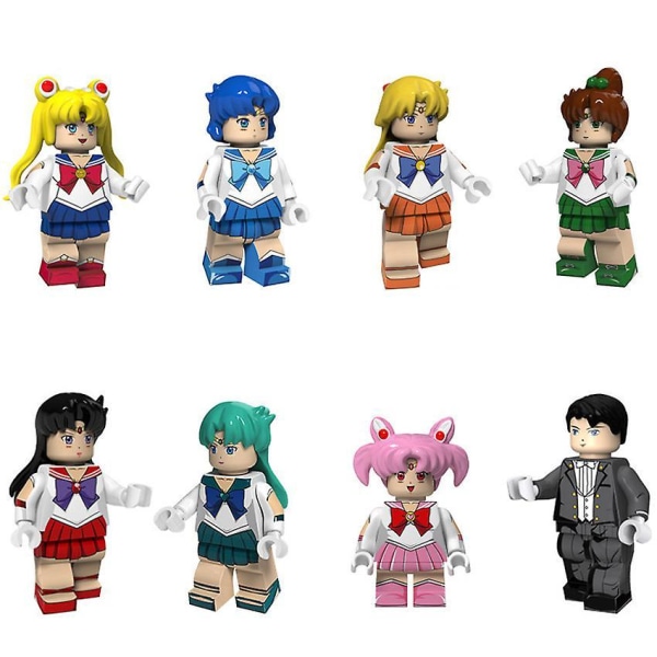 Sailor Moon Assembled Building Block Minifigure Toy