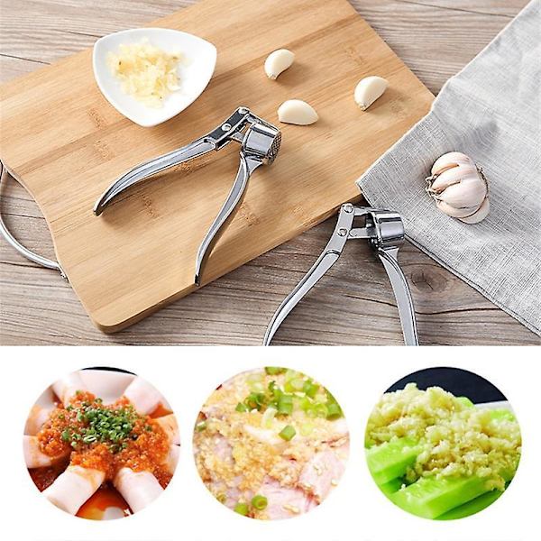 1pcs Garlic Press Crusher Kitchen Cooking Vegetables Ginger Squeezer Masher Handheld Ginger Mincer Tools Kitchen Accessories